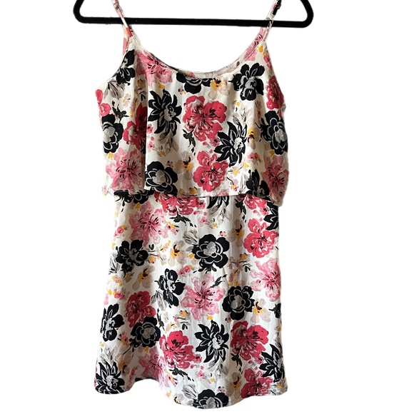 NWT Abercrombie Floral Boho beach resort Feminine Flowy romantic dress - Picture 1 of 5